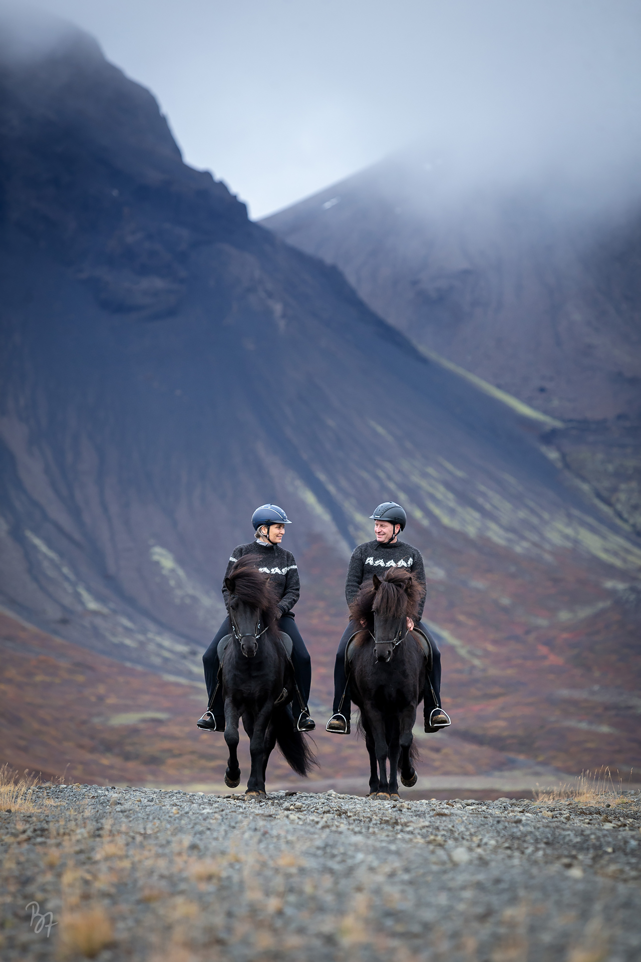 Pferdefotografie auf Island: Kveikur frá Stangarlæk Ausritt